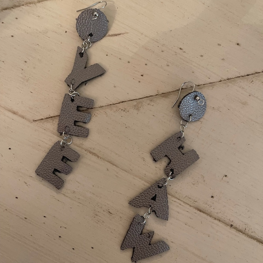 YEE HAW Earrings, cow girl earrings, cow boy